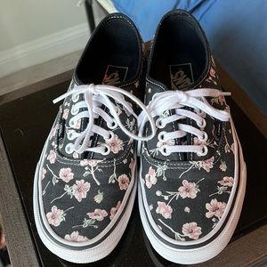 Vans Era Dusty Black Floral Sneakers 8